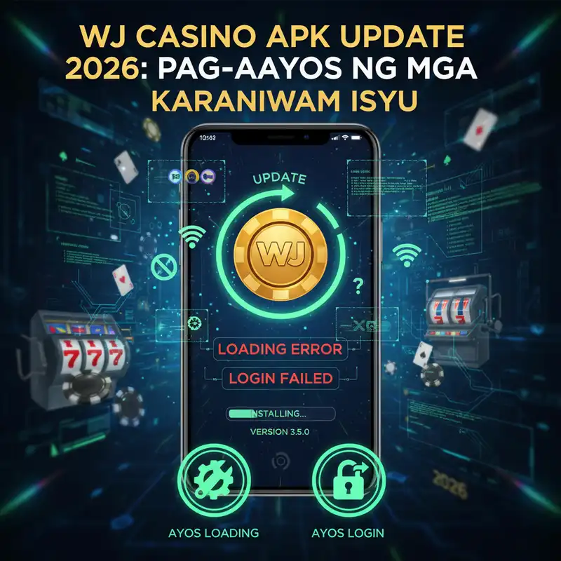 WJ Casino APK Update 2026 Troubleshooting and Updates